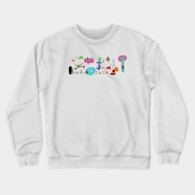 Doodle train Crewneck Sweatshirt by now83